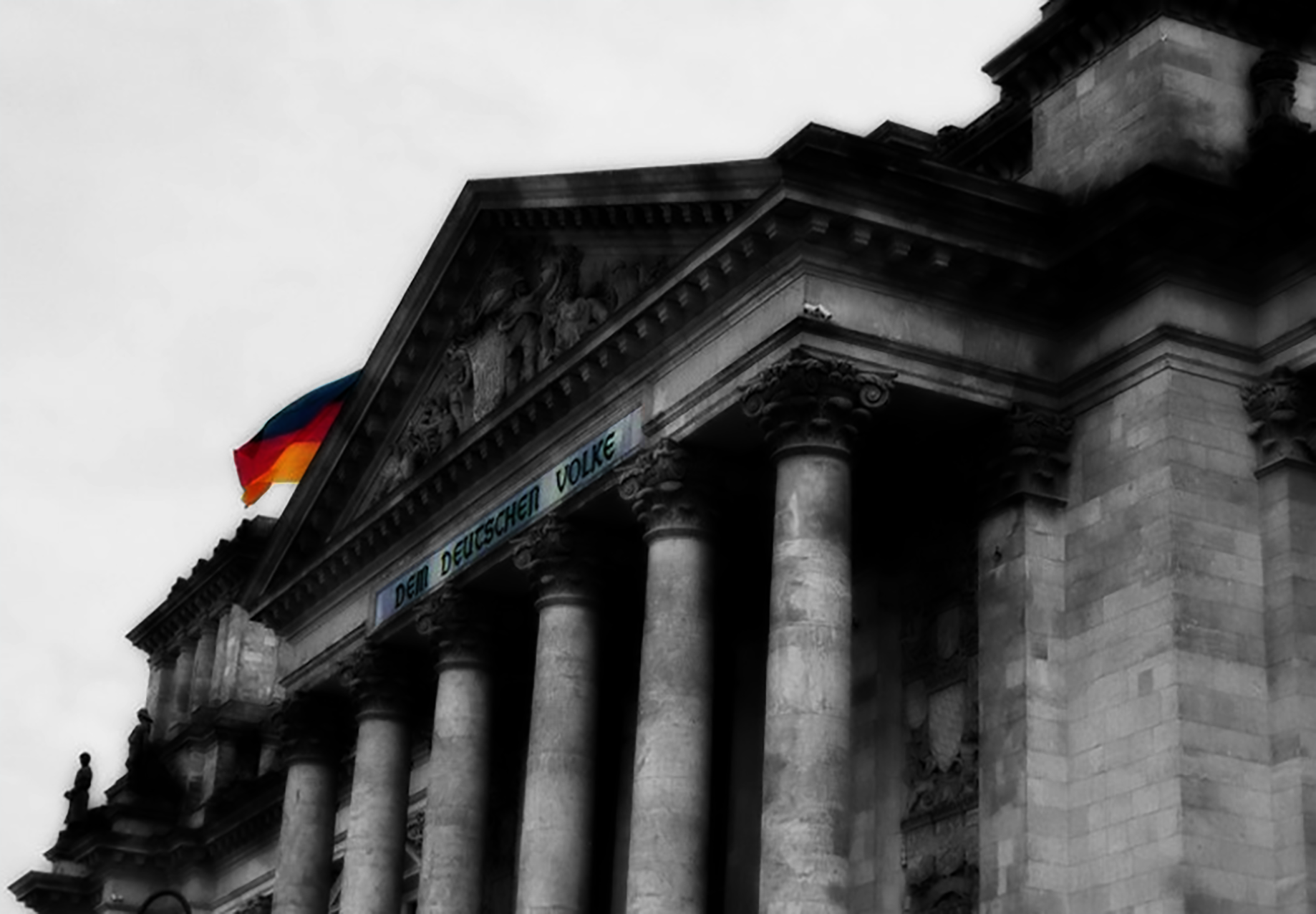 Facade, Reichstag building (Bundestag). 16-Apr-00