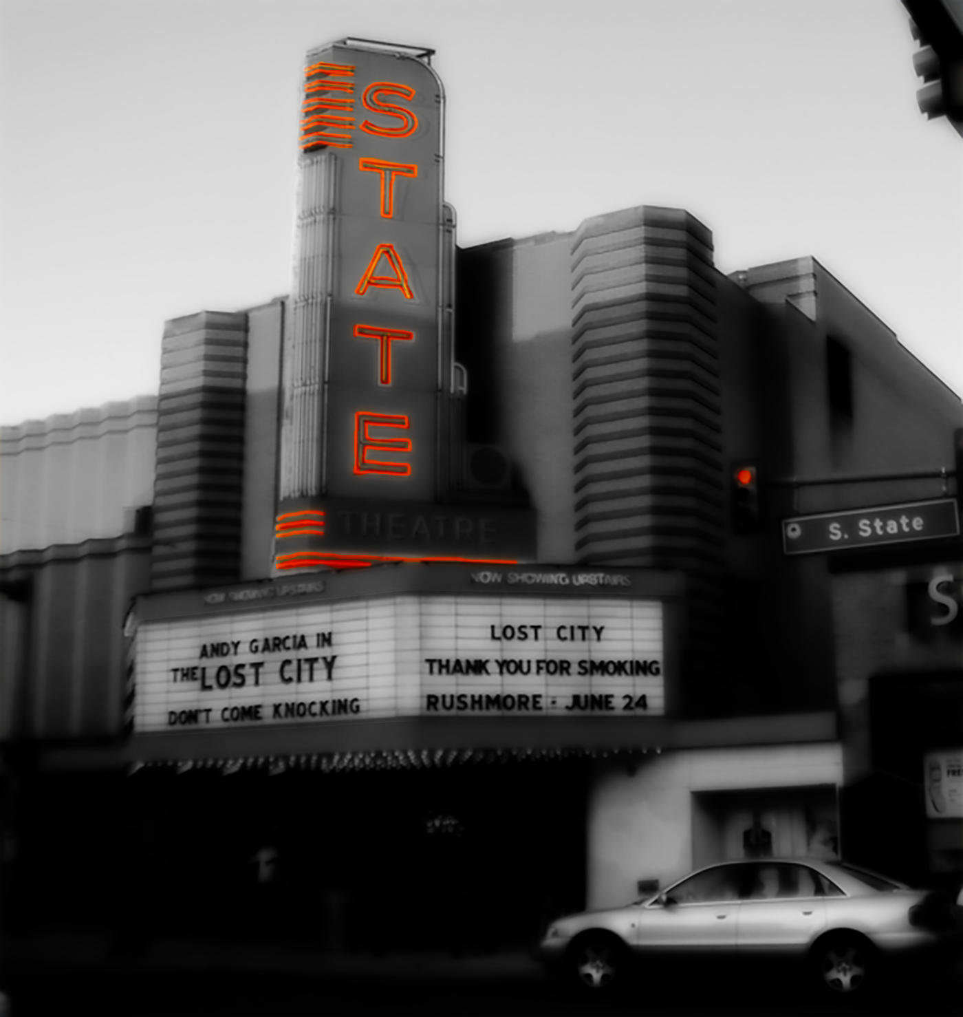 Facade of State Theater, Ann Arbor, MI. 2006